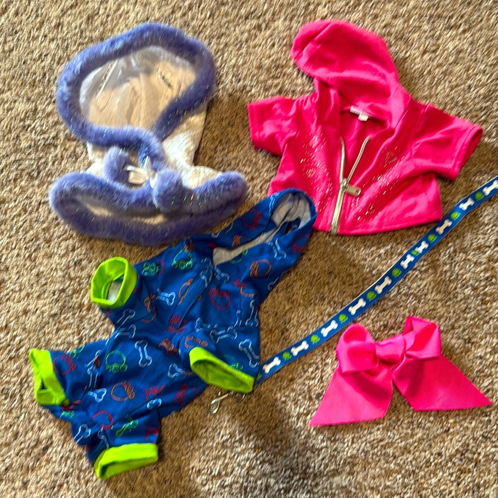 Build A Bear BAB outfits and accessories -4 pieces
